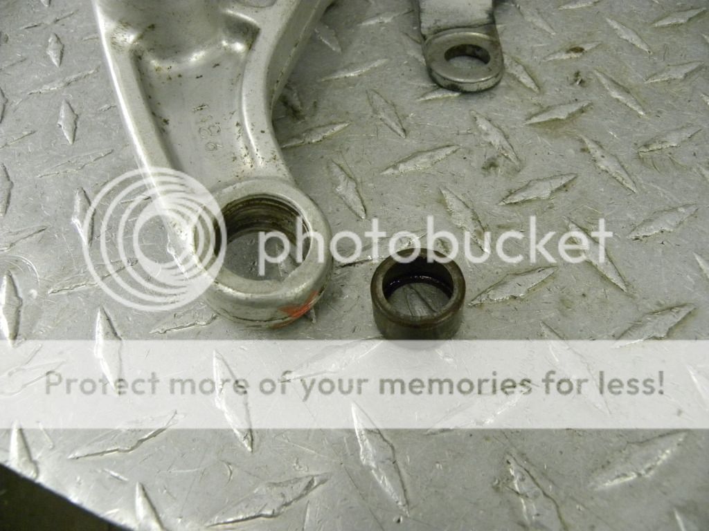 How to remove and install new shock arm linkage bearings KX Guru Racing